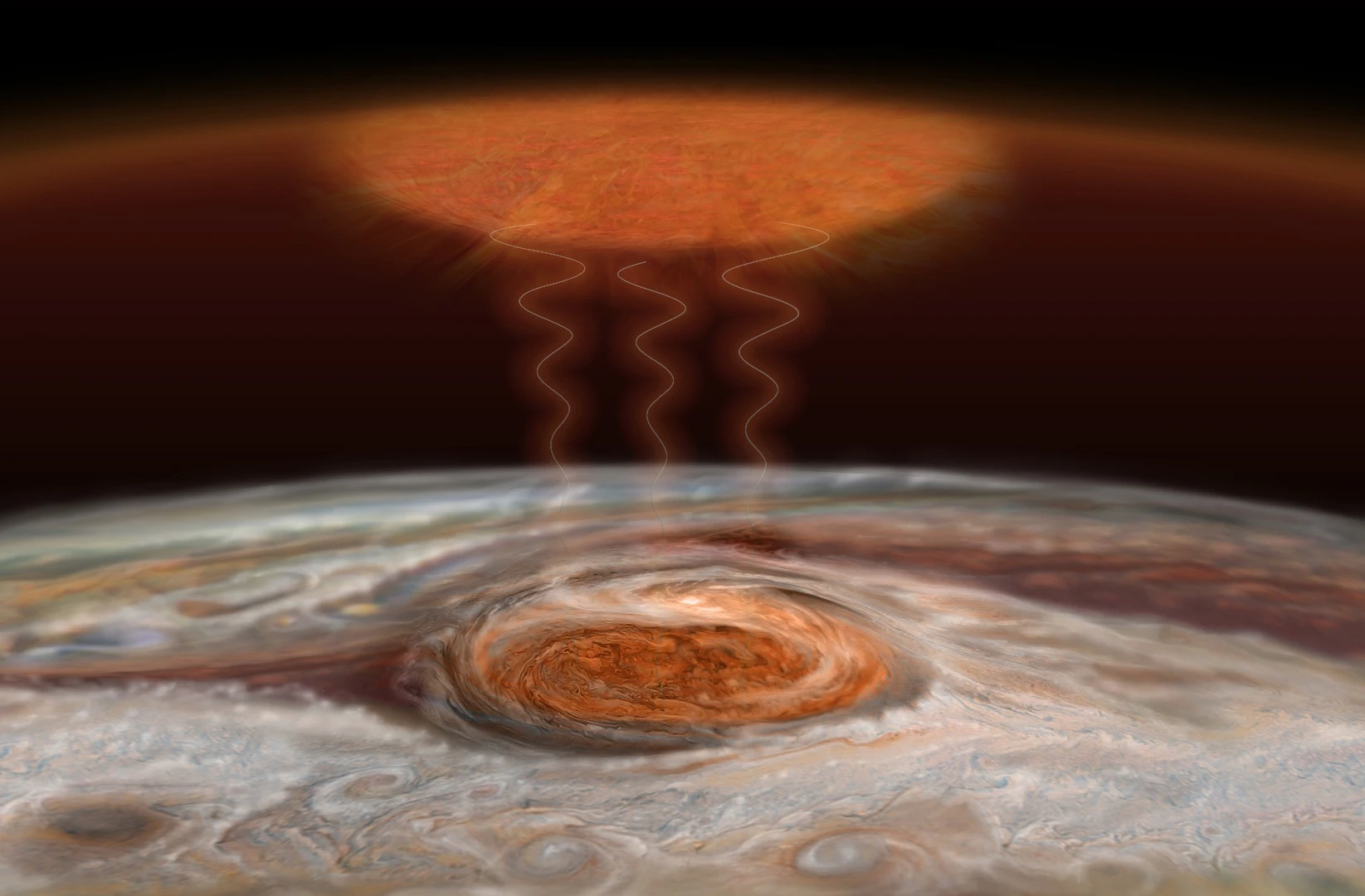 An unexpected discovery could finally explain the high temperatures in Jupiter's thermosphere