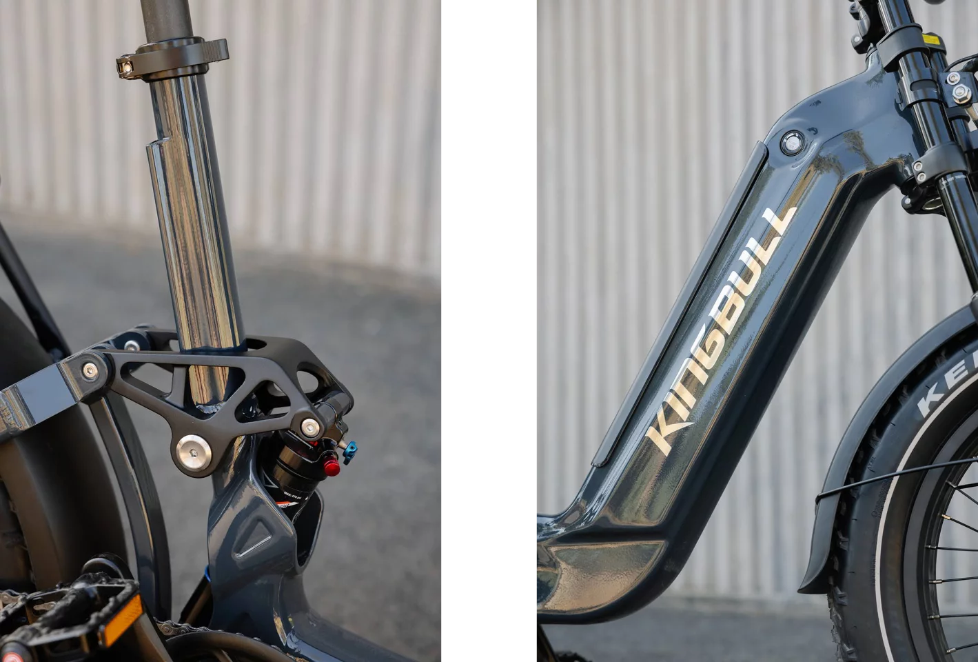 DNM Air Rear Shock, and built-in Samsung battery.