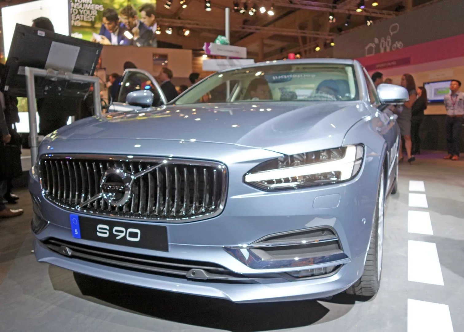 Volvo was in attendance, as the lines between car companies and tech companies continue to blur