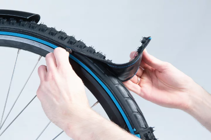 The latest version of the reTyre system features "skins" that reportedly fit tighter and have a more consistent tread pattern