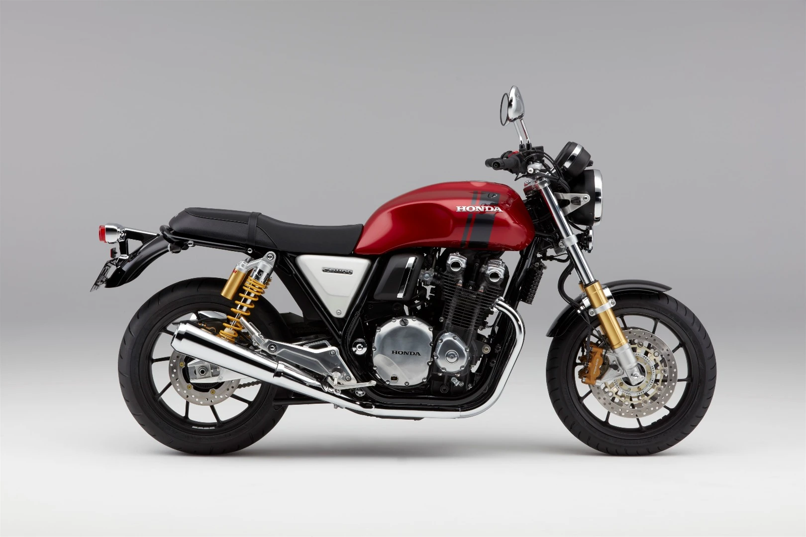 The 2017 Honda CB1100RS in Candy Prominence Red color