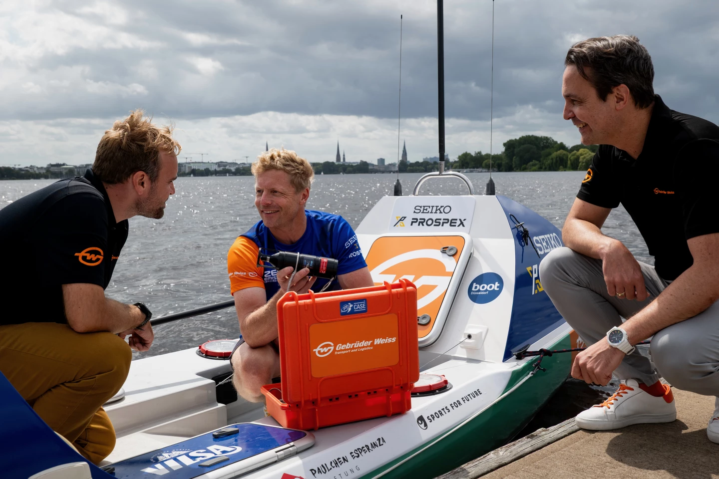 Walther will be using a hydrophone to record the sounds of marine life during his trip – the recordings will be shared with