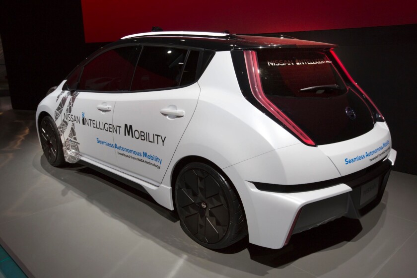 Some of the slight body styling changes on this demonstration LEAF could hint at what the next-gen of this EV could look like