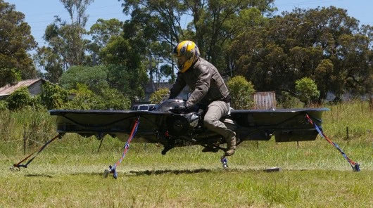 Hopefully the hoverbike gets off the ground soon