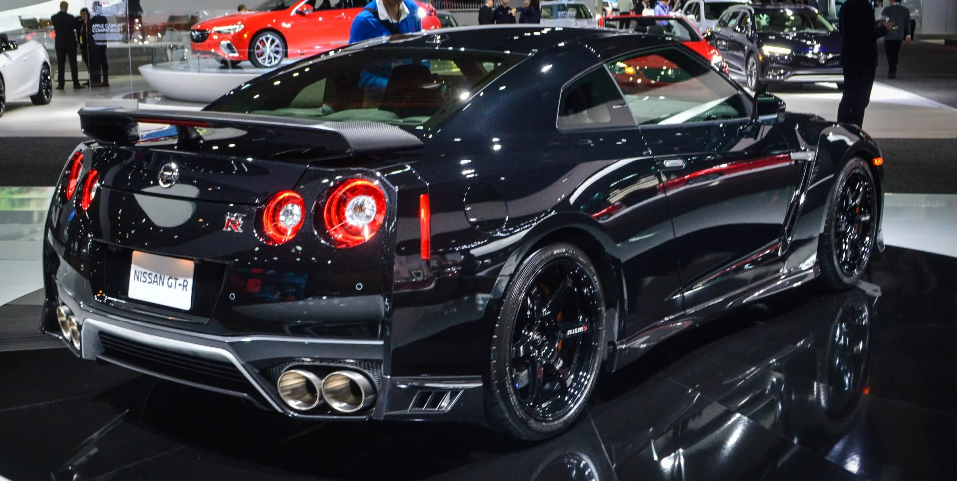 Nissan shows the ever-imposing GT-R