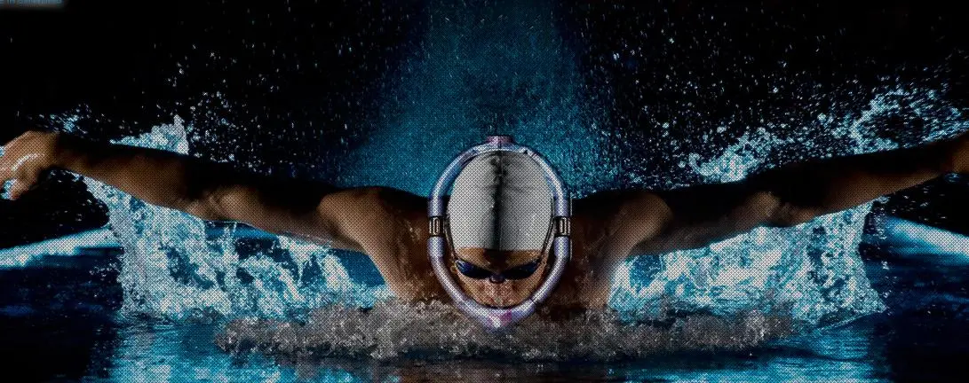The Powerbreather allows swimmers to focus all their attention on the water ahead