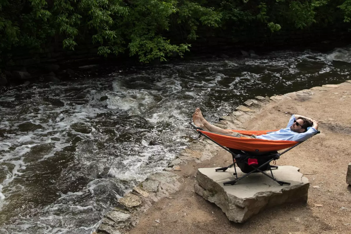 The Mock One's small footprint helps in situations like this one