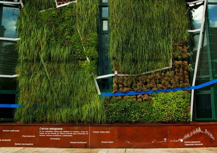 The vertical garden is expected to increase the building's insulation by 270 percent