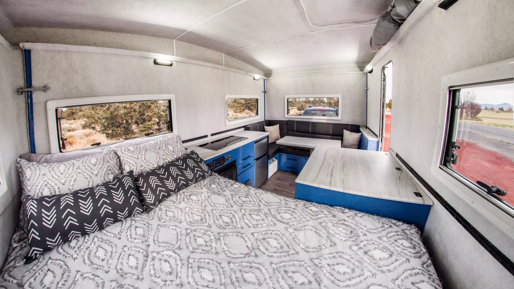 Inside Cube Series' pop-up hard-wall trailer