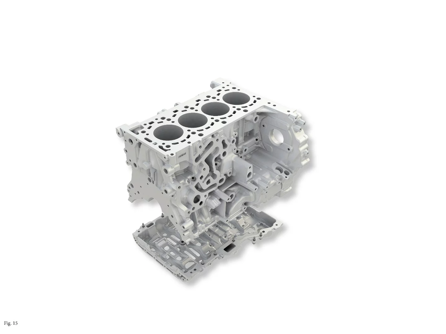 The all-aluminum architecture of the E 220 d engine lightens weight considerably