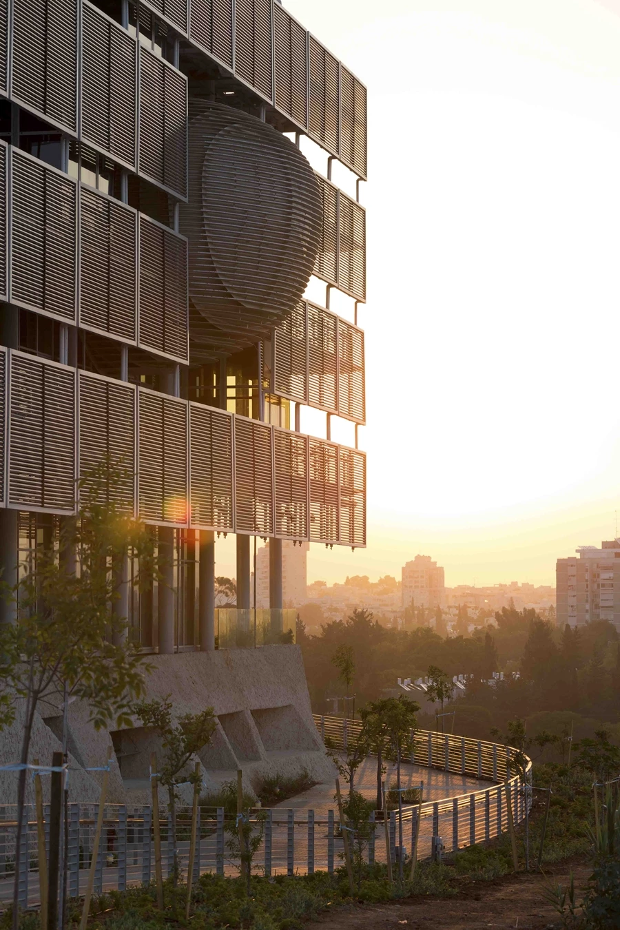 The PSES building is said to be the first LEED Platinum certified in Israel and the greenest in the Middle East (Photo: Shai Epstein)