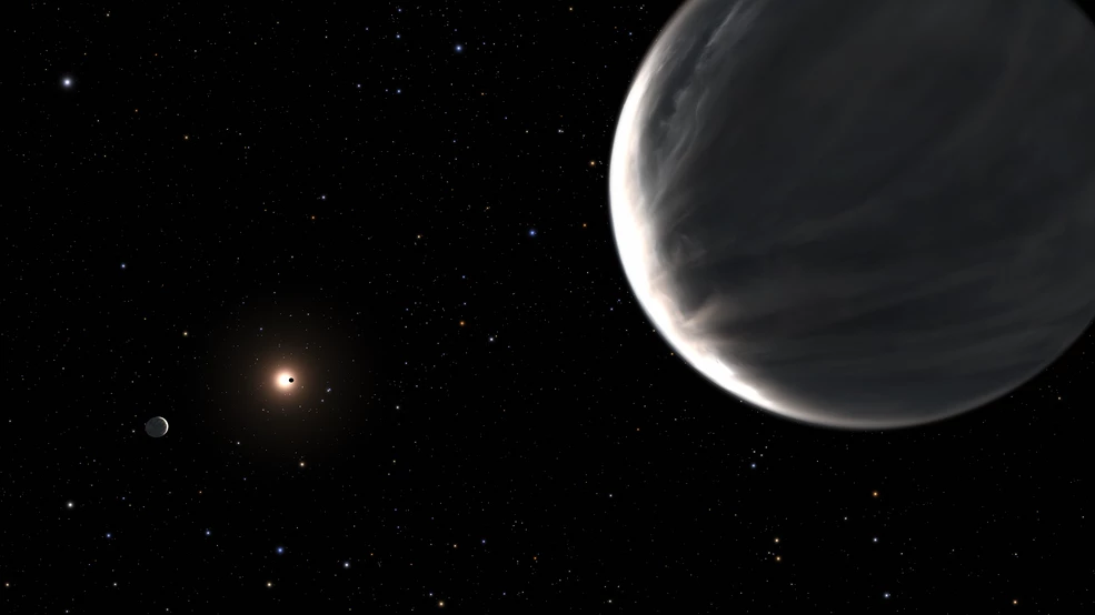 An artist's impression of the Kepler-138 system, where two planets may be water worlds