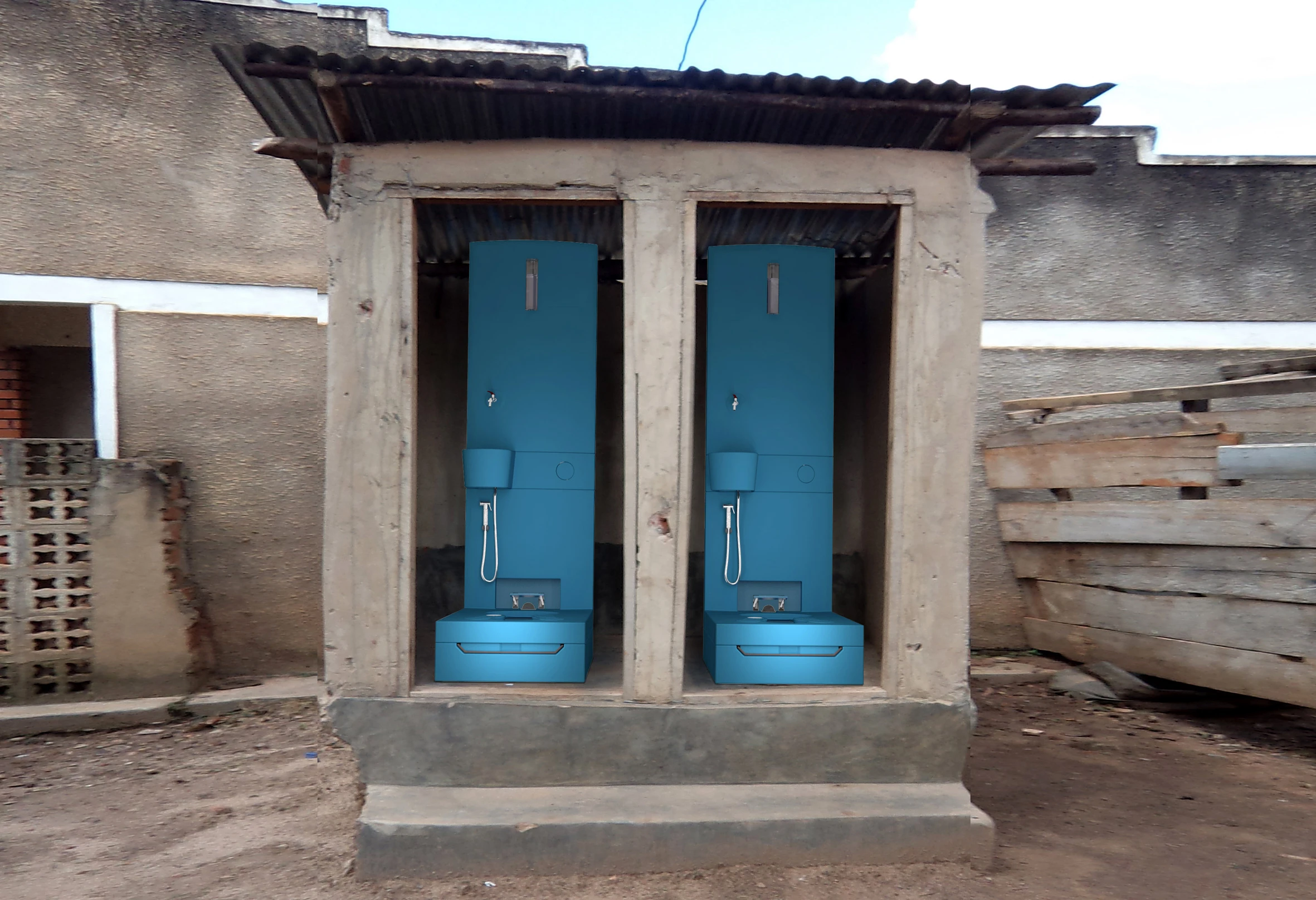 The “Diversion” squatting toilet from Eawag