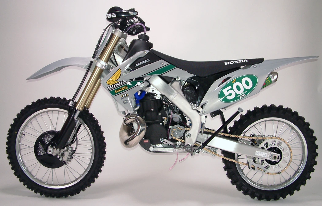 Customization work on the 500AF can go as far as the color of the engine cases