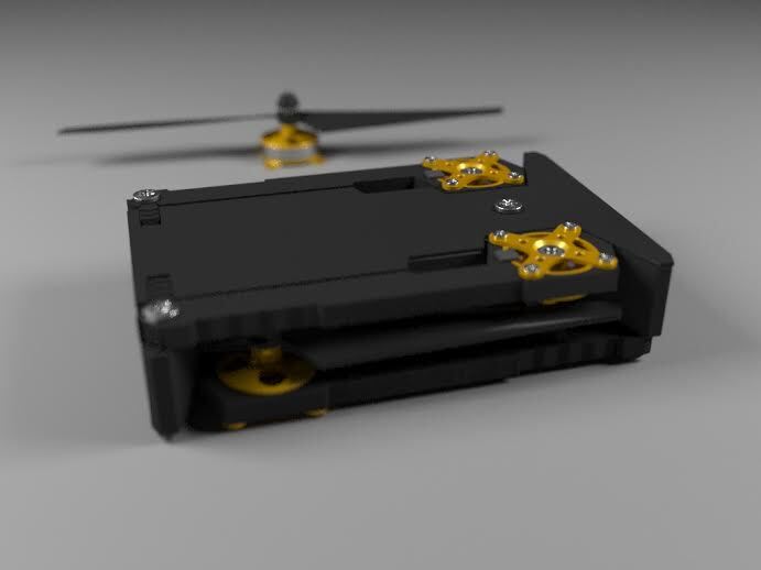 The Blu is said to be the size of a "thick smartphone" when folded