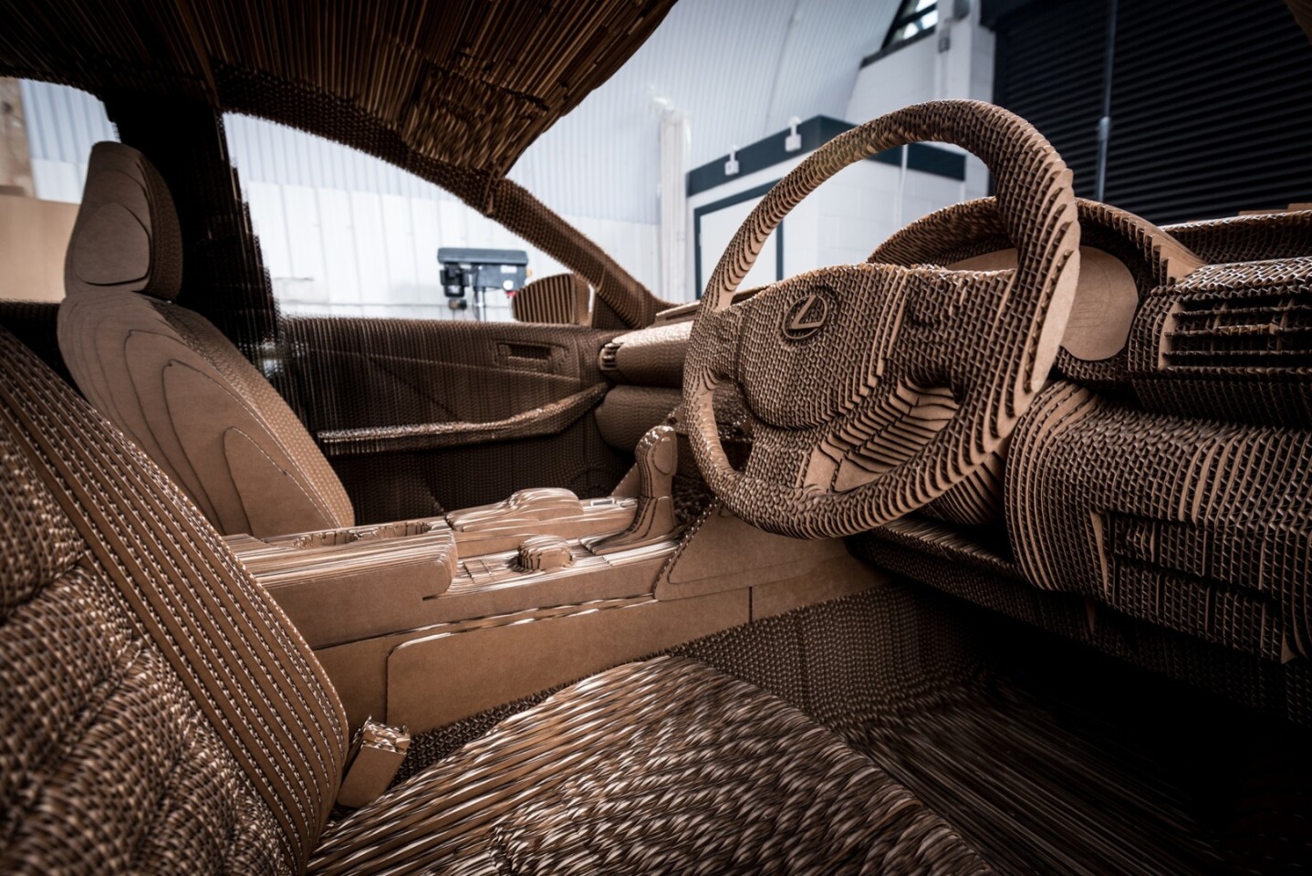 The seats of the Origami Car are said to have taken a few attempts to get right