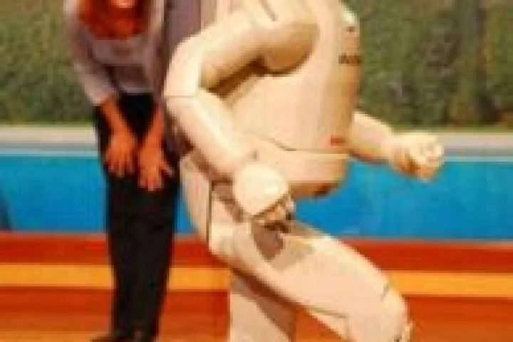 ASIMO on stage at Disneyland