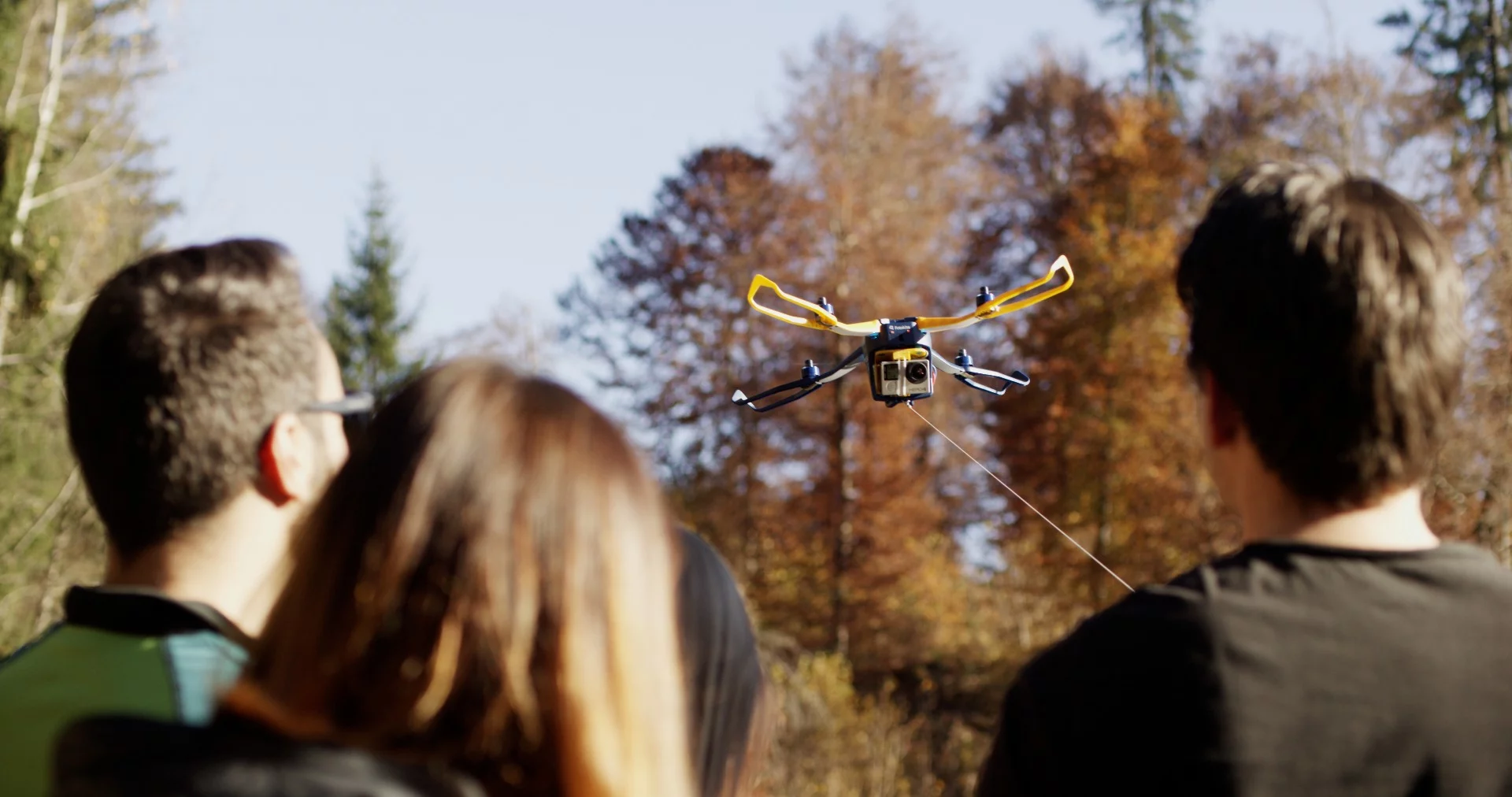 The Fotokite Phi in flight