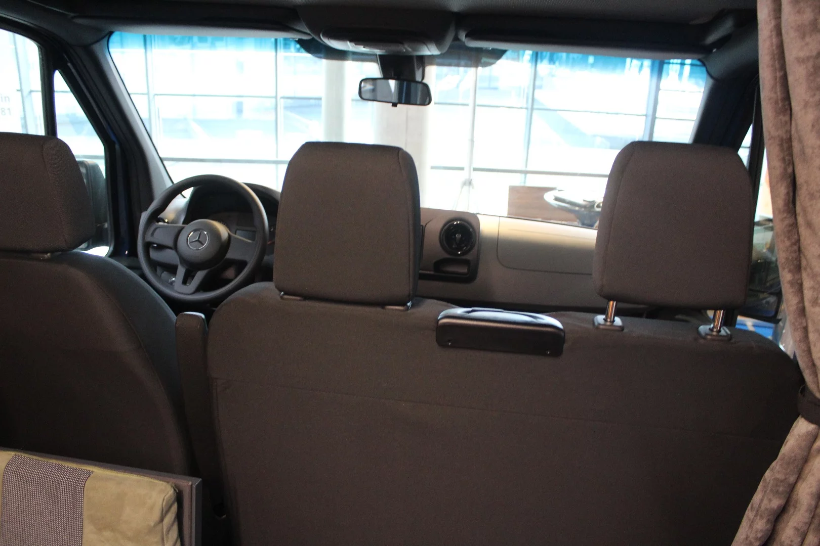 Three front seats in the Cargo Camper City Sprinter