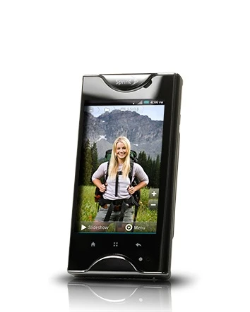 The Kyocera Echo in standard one screen mode
