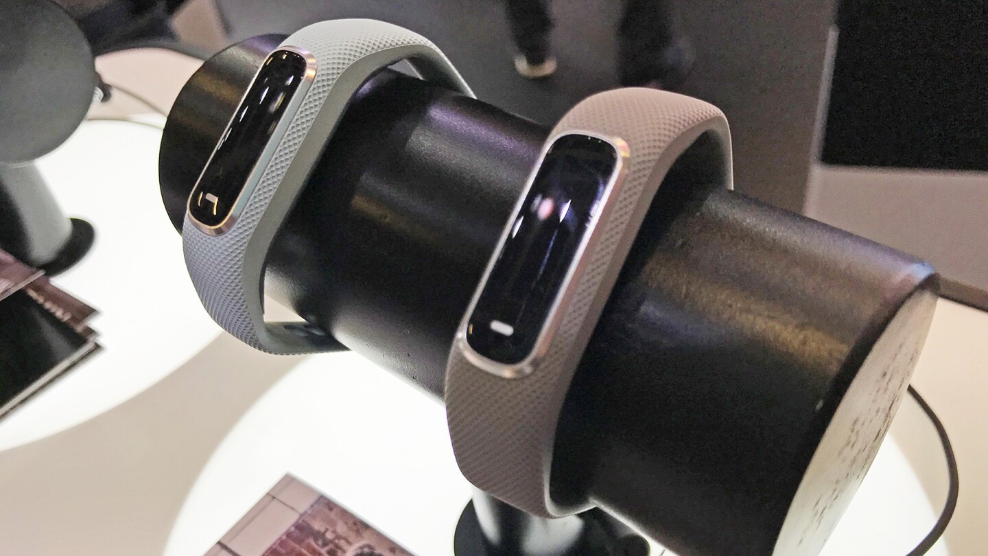 Plenty of wearables, including the Garmin Vivosmart 4, were on show at IFA