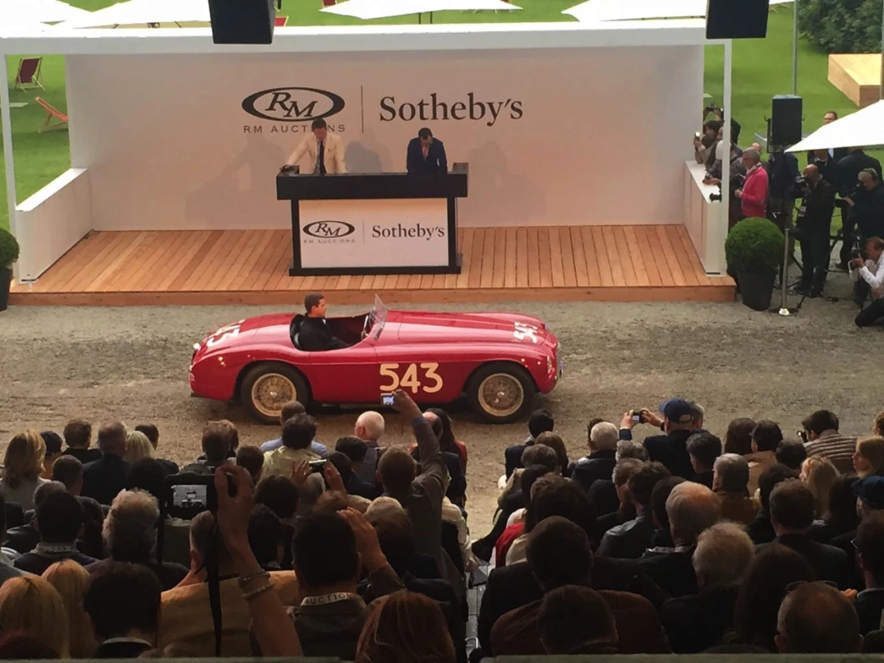 This 1991 Ferrari F40 sold for €1,008,000 ($1,109,798) at RM-Sotheby's Villa Erba sale on May 23, 2015.