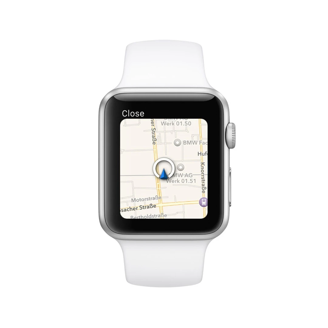 BMW's app will direct you from your parking spot onto the final destination