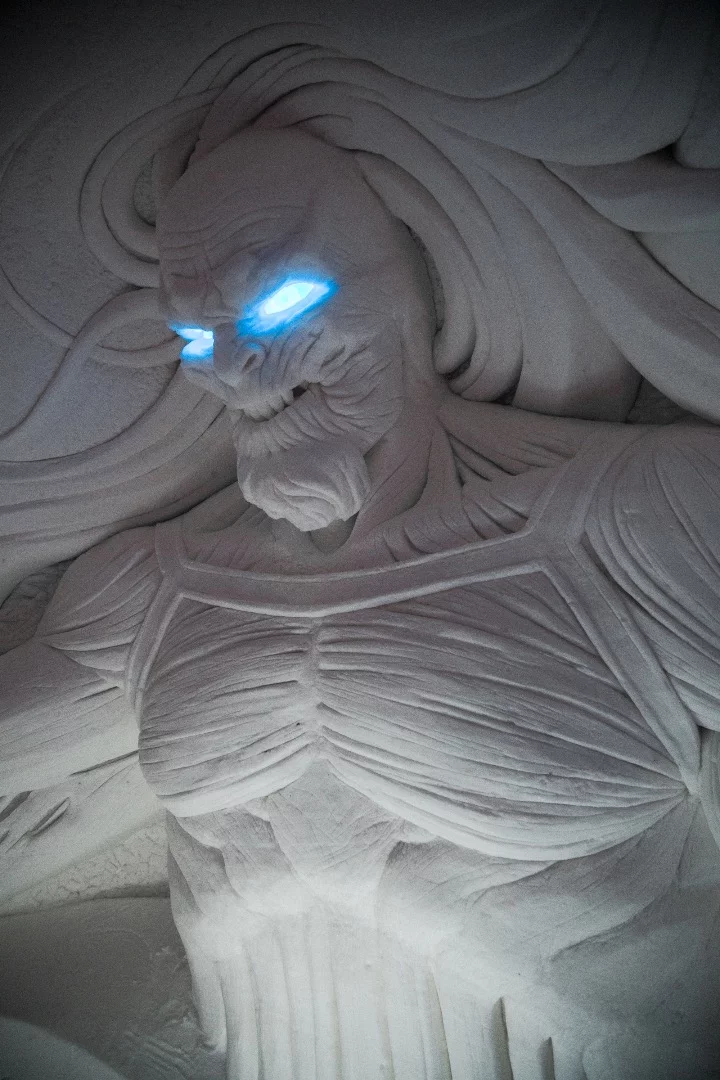 The SnowVillage's White Walker sculpture
