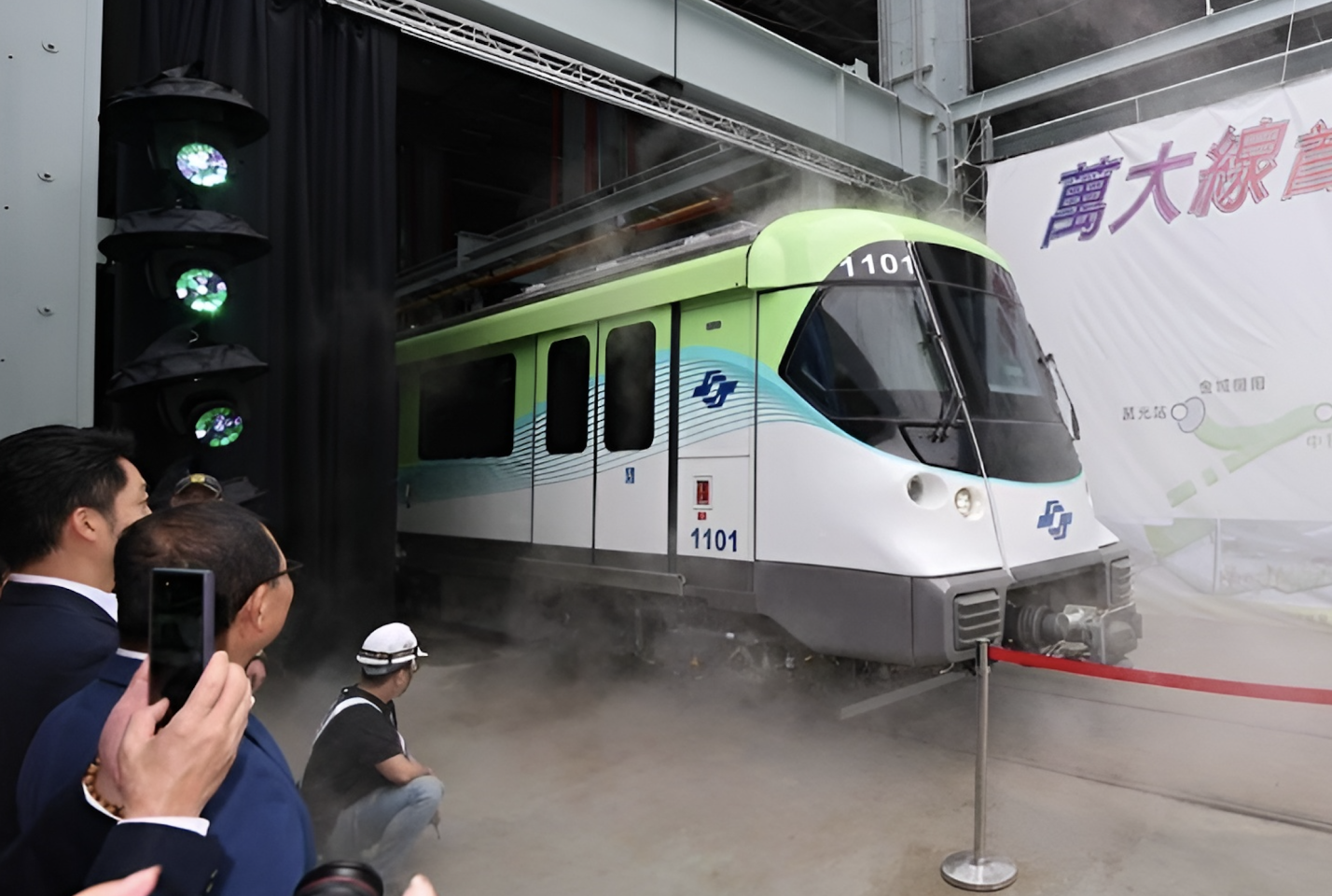 The first Alstom Metropolis model rolls into Taiwan