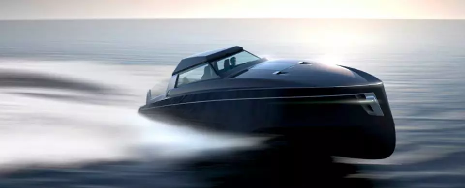 Rendering of the Reversys taking to the water
