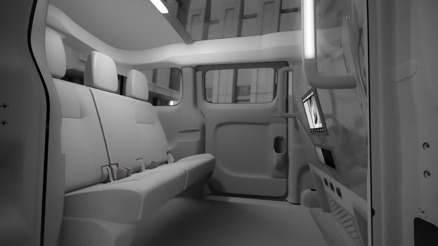 Inside the Nissan NV200 which won the tender for the Taxi of Tomorrow