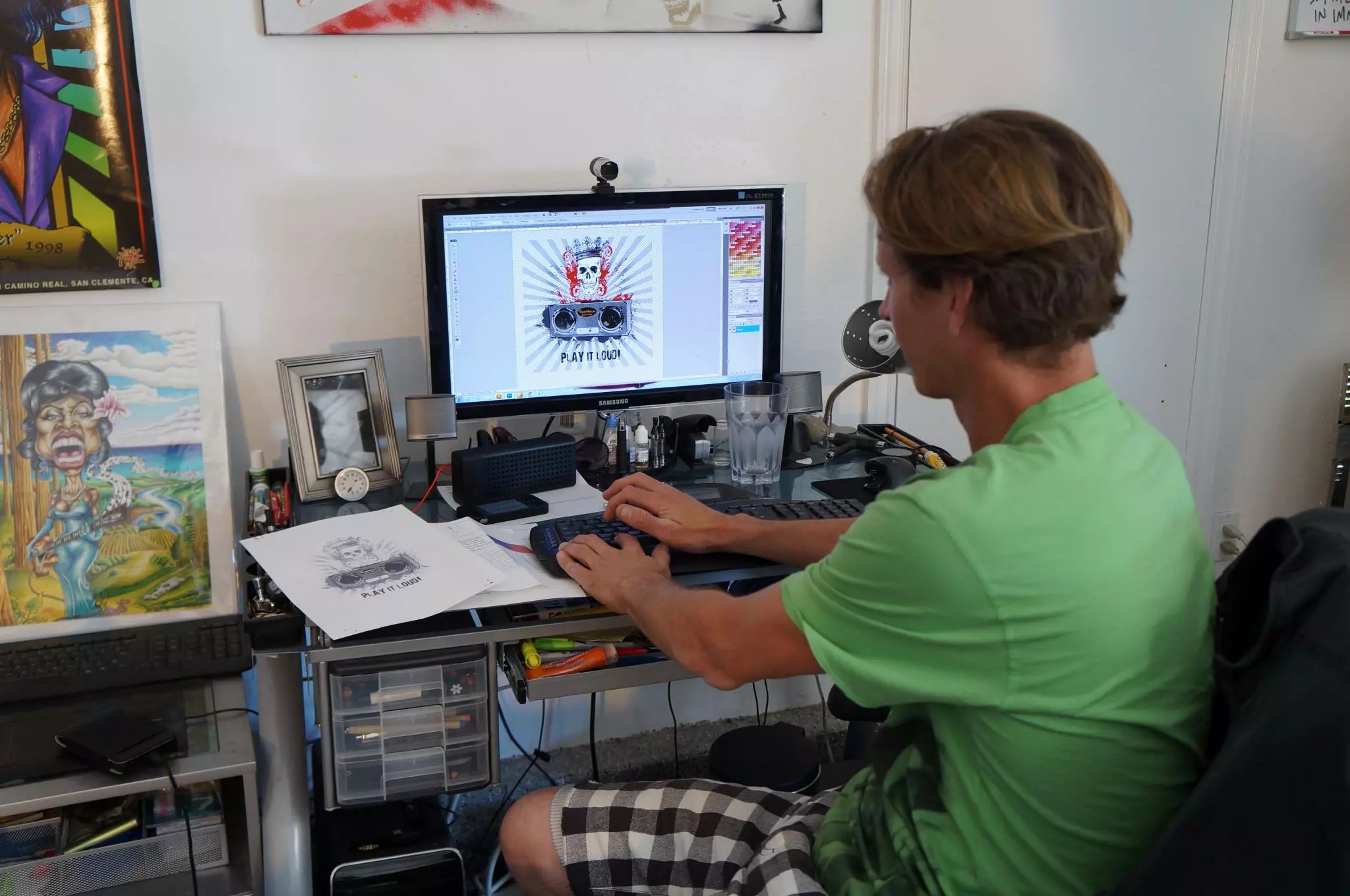 Working on the t-short design