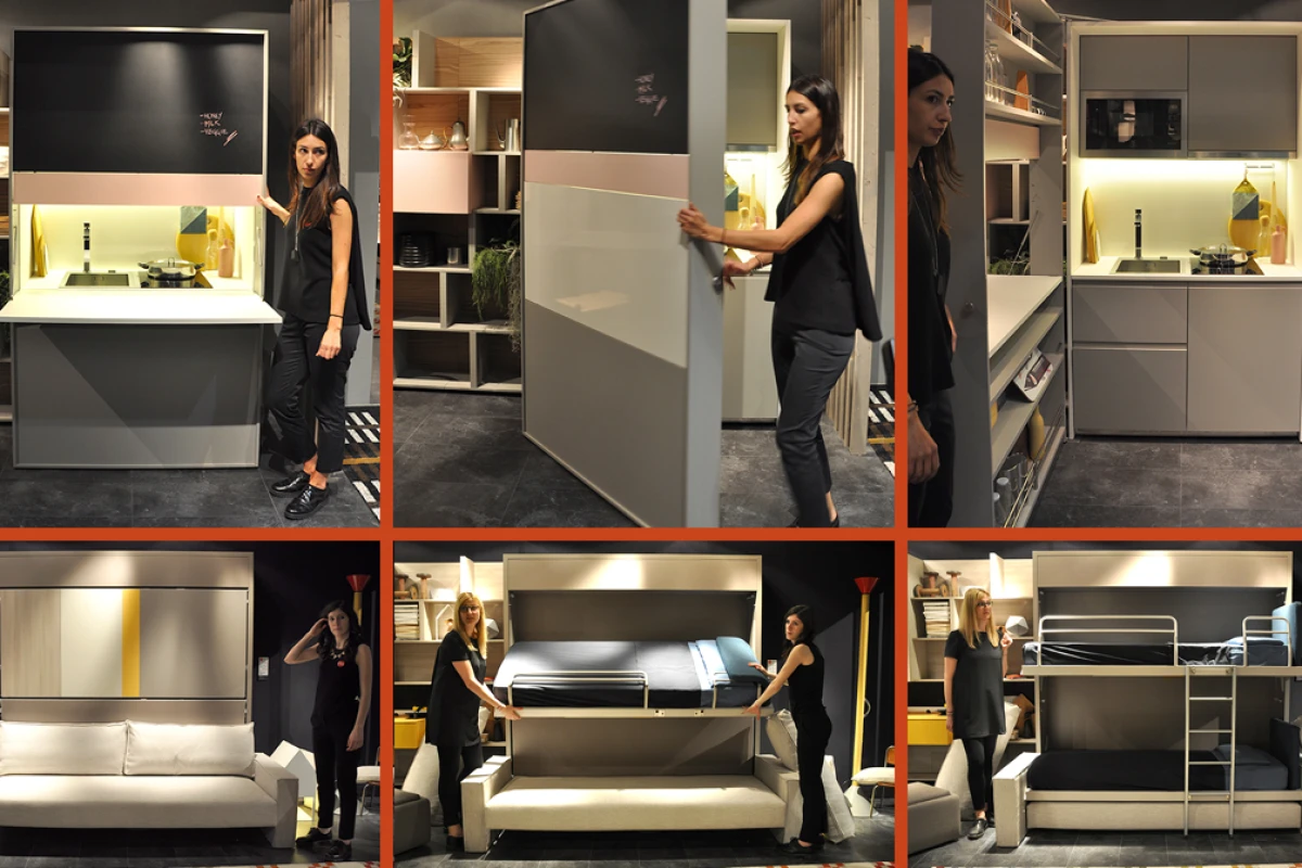 Clei's modular furniture and patented transformable systems have been designed to effectively furnish various sized spaces
