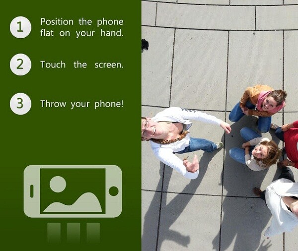 The instructions for using ThrowMeApp are simple enough for anyone to understand
