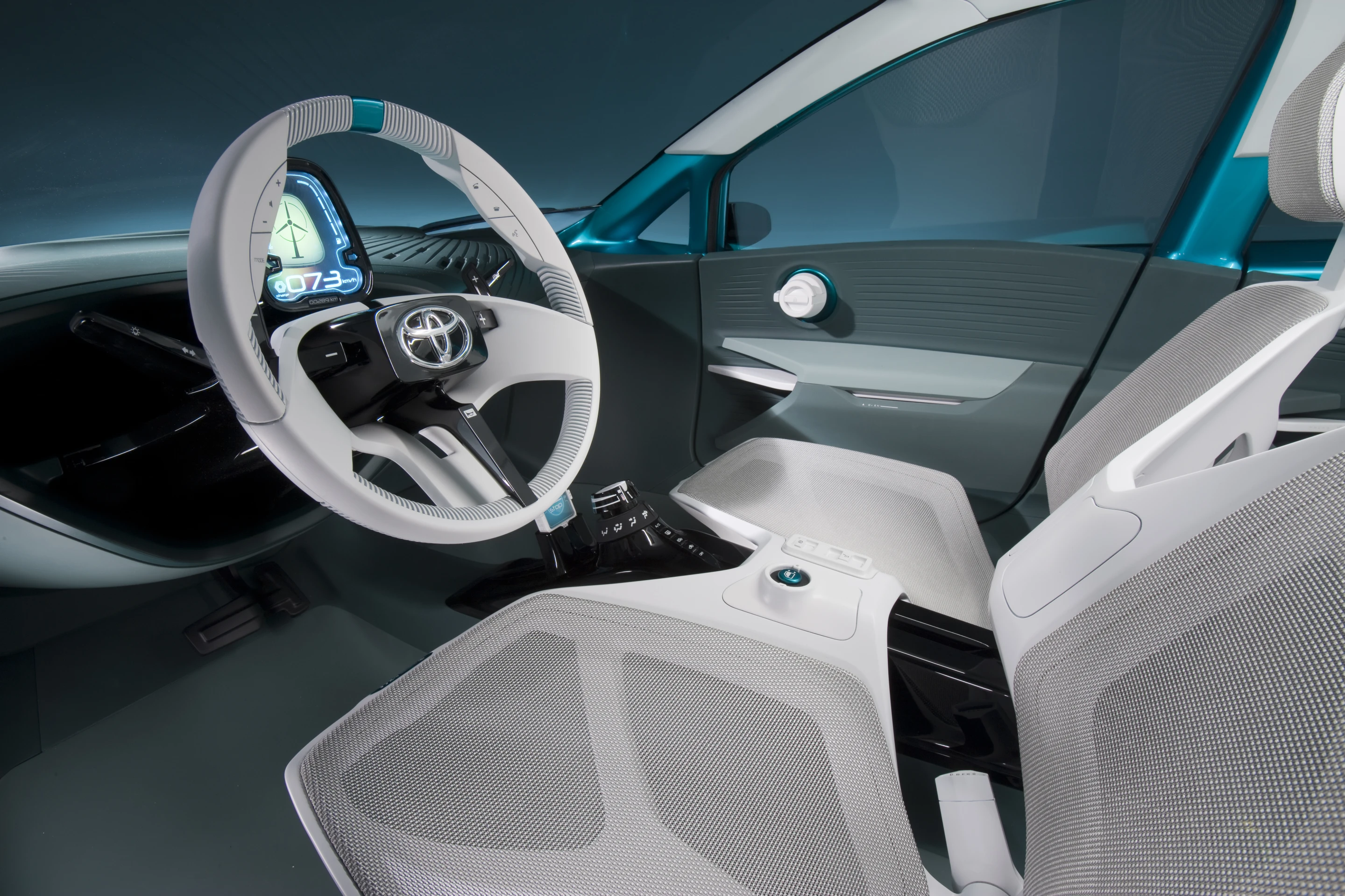 While the new Prius v offers a midsize hybrid-electric vehicle aimed at young families the Prius c Concept vehicle will fill the city compact niche when released