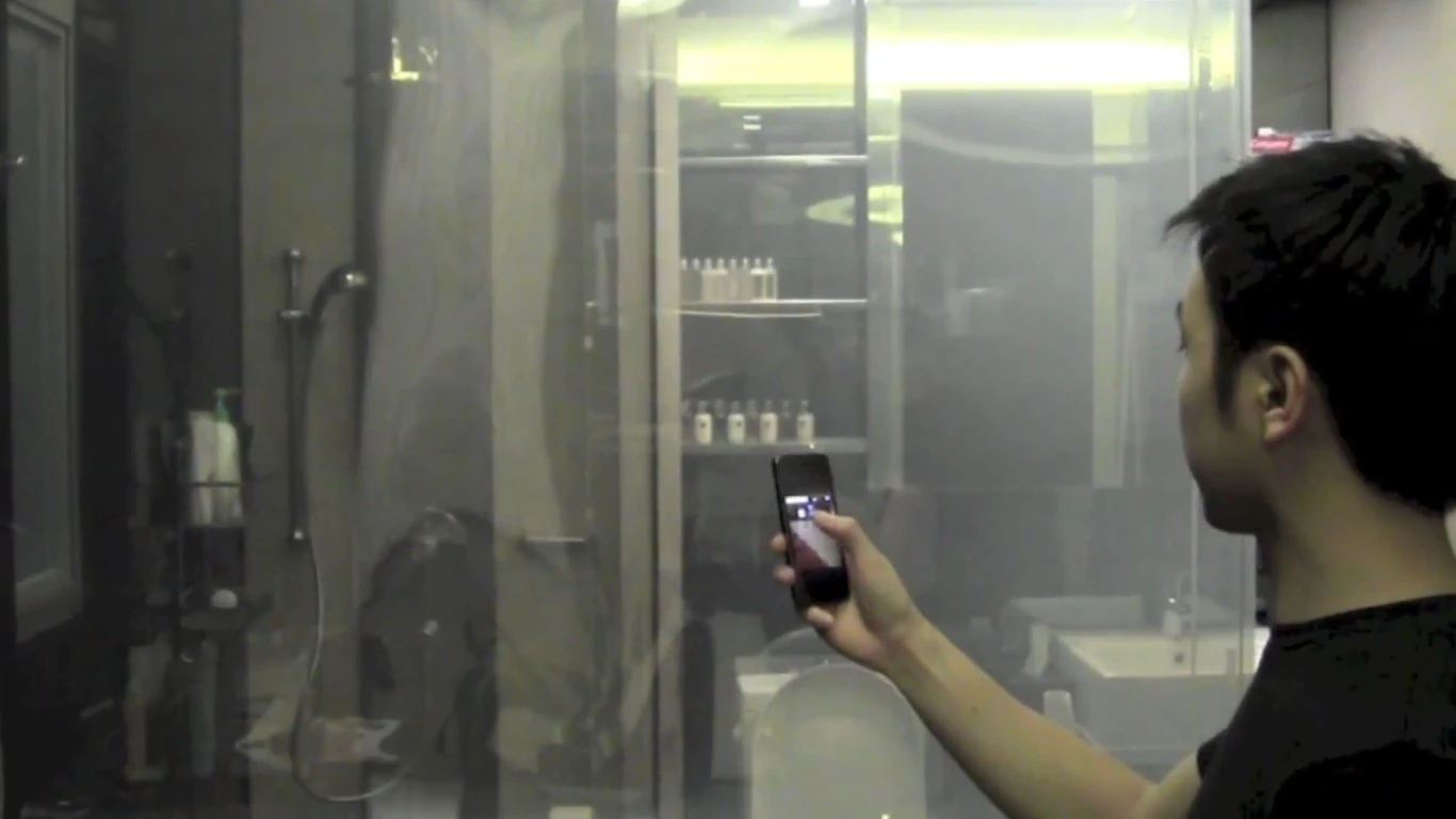 The Sonte Film connects wirelessly to a smartphone app to instantly turn any window from clear to opaque at the press of a button