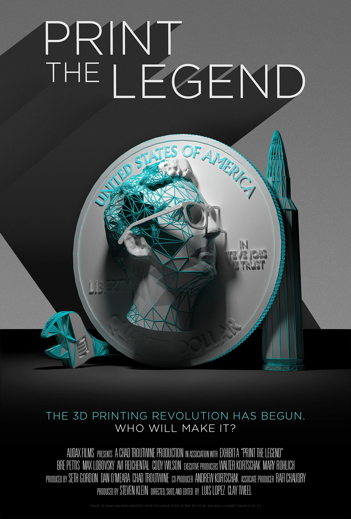 The team behind Print the Legend saw in 3D printing what they refer to as a "Macintosh Moment"