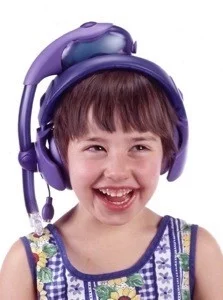 The PediSedate is designed to distract and calm children while they are being sedated