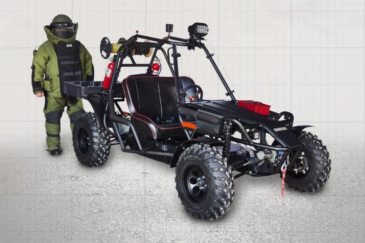 Torq has designed the LTEV to accommodate fully kitted out bomb disposal experts
