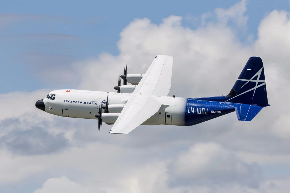 Lockheed Martin’s new LM-100J commercial freighter will be on display at the 2017 Paris Air Show