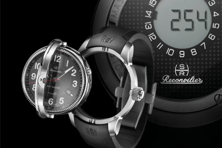 Reconvilier Hercules Golf Master ... a watch on one side and distance gauge on the other