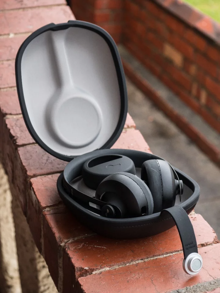 Nuraphones: the case is as nice as the headphones themselves, with a magnetic clasp and removable cable cubbyhole