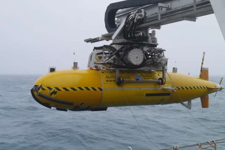 The Autosub6000 returns from the deep