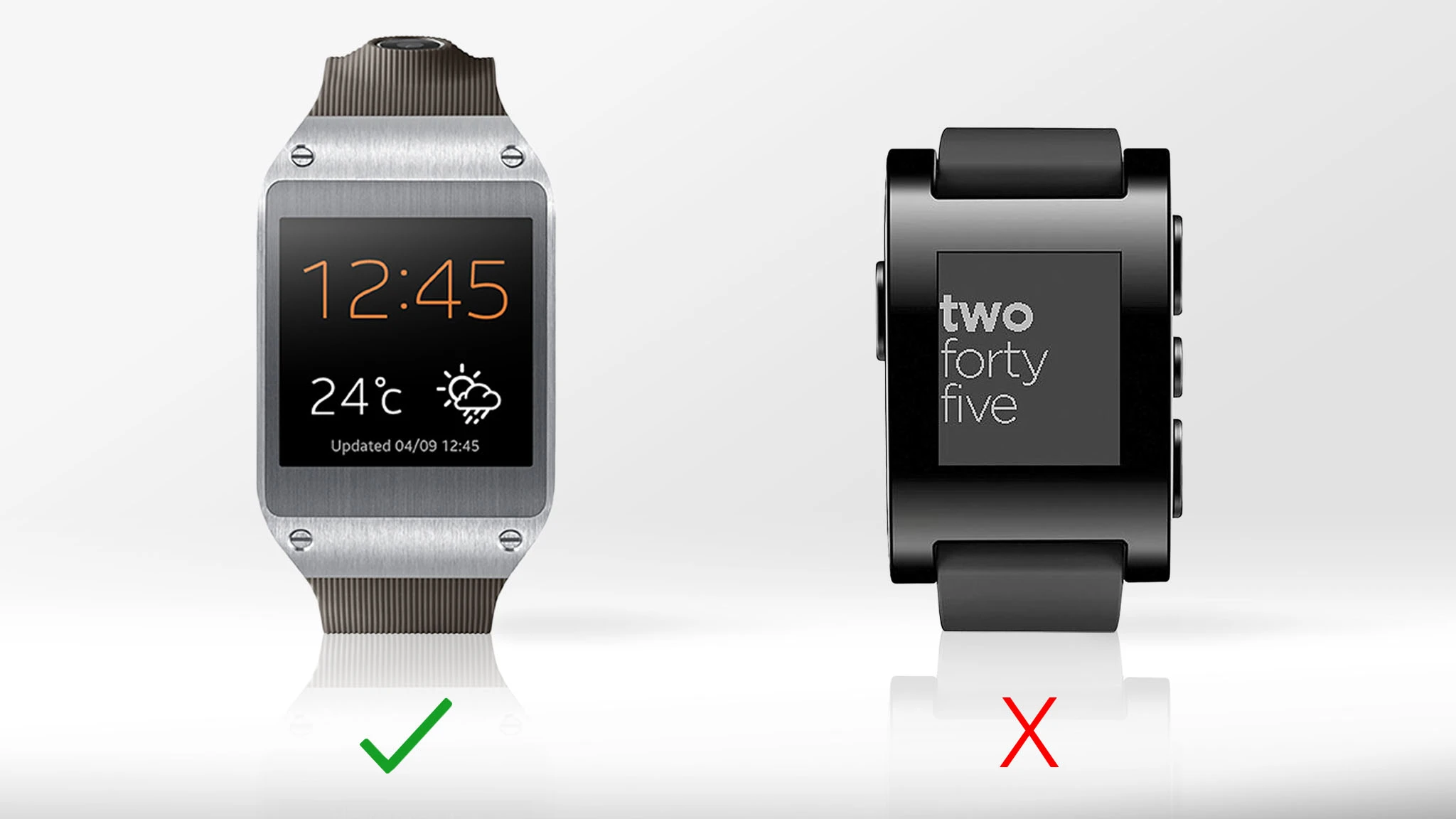 The Galaxy Gear delivers voice control, via Samsung's S Voice