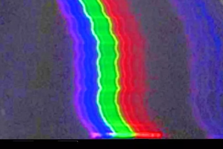 Ball lightning appears at the impact point of a lightning strike, and its emission spectrum is recorded for the first time by researchers in China (Photo: Physics)