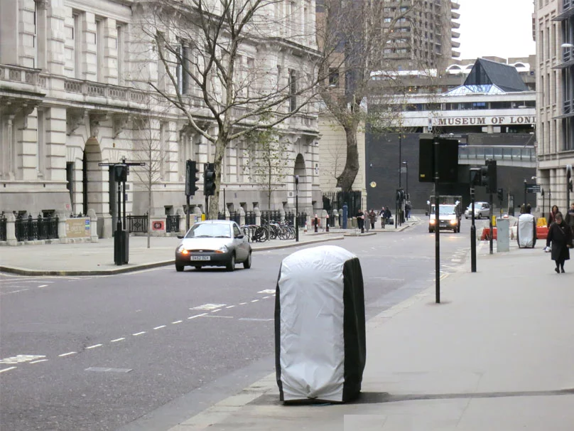 A Renew pod waiting to be activated in central London
