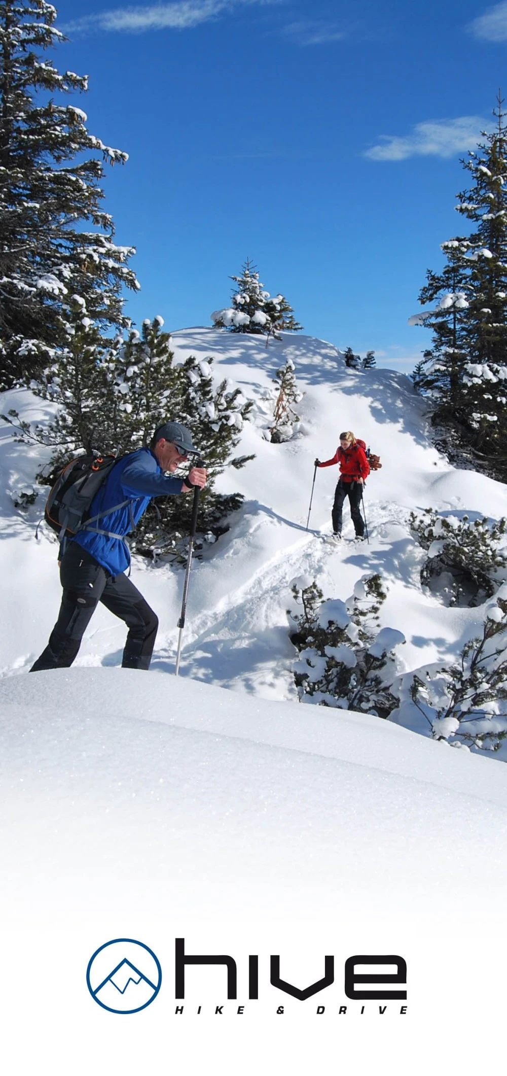 Up and down with Hive snowshoes
