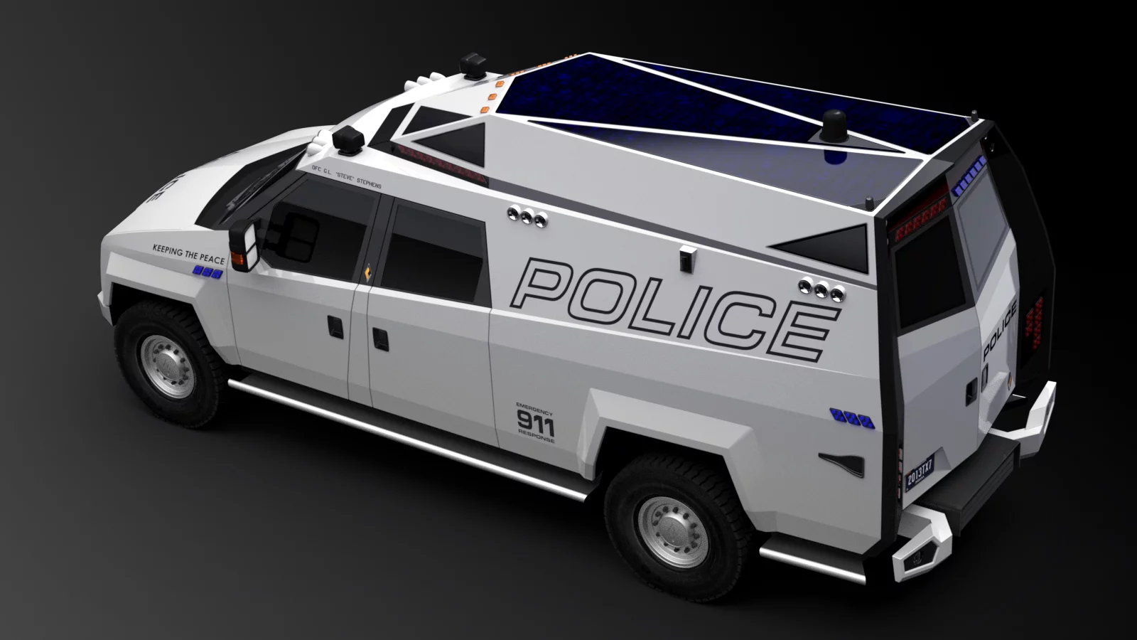 The TX7 can be configured with various types of equipment