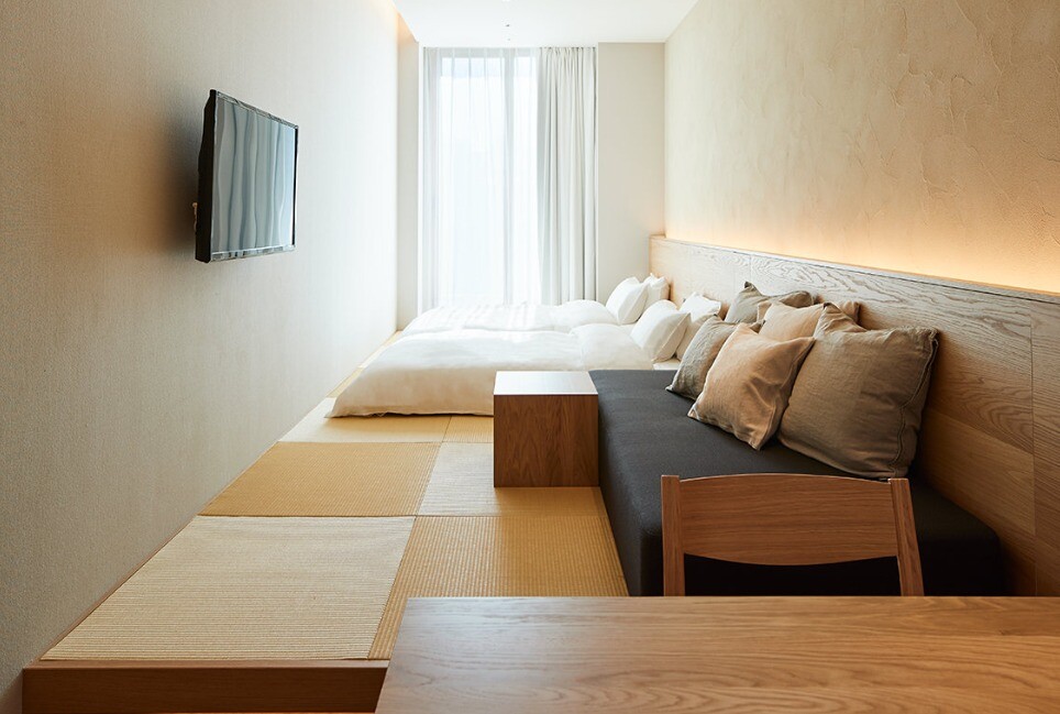 Type E suite is minimal and gracious