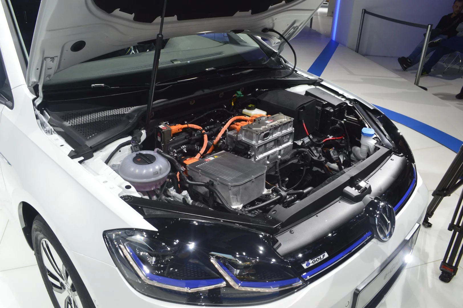 The 2017 e-Golf produces 15 lb-ft (20 Nm) more torque than the old model